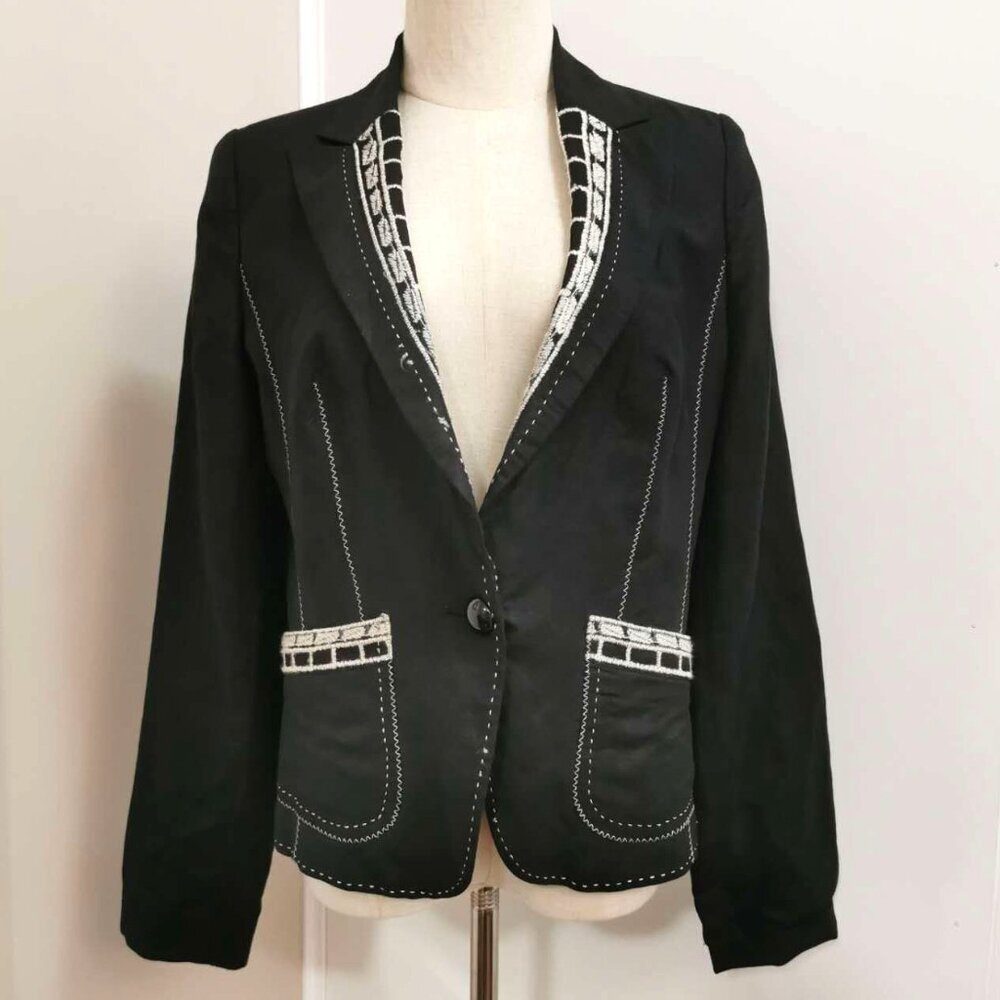 NESS LINEN-BLENDBLAZER (S/M)
